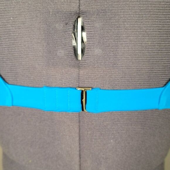 Tori Praver Shirred Bikini Top Sz XS - Picture 4 of 10